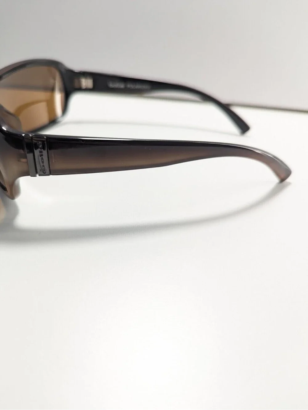Bolle Whip 10966 Polarized Sunglasses Chunky Brown Eyewear Square Classic Style